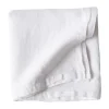 Tell Me More nappe en lin 145x145 cm, Blanchi blanc