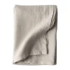Tell Me More nappe en lin 145x270 cm, Gris chaud