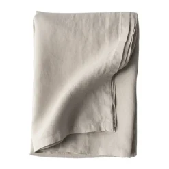 Tell Me More nappe en lin 145x270 cm, Gris chaud