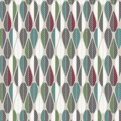 Tissu Blader, bordeaux-vert-gris