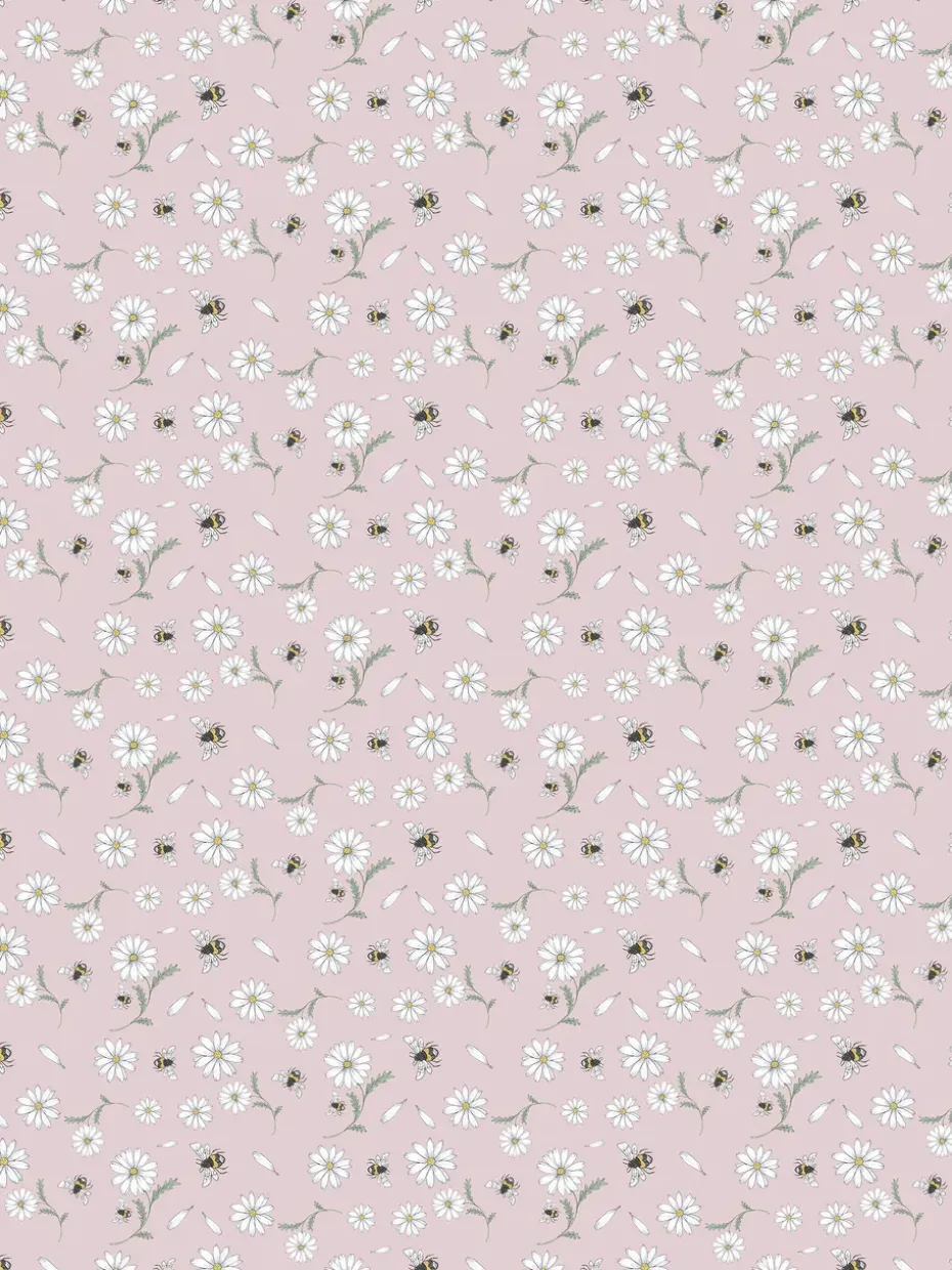 Tissu Blomstersurr, Rose