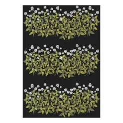 Tissu Ängsmark, Vert-noir