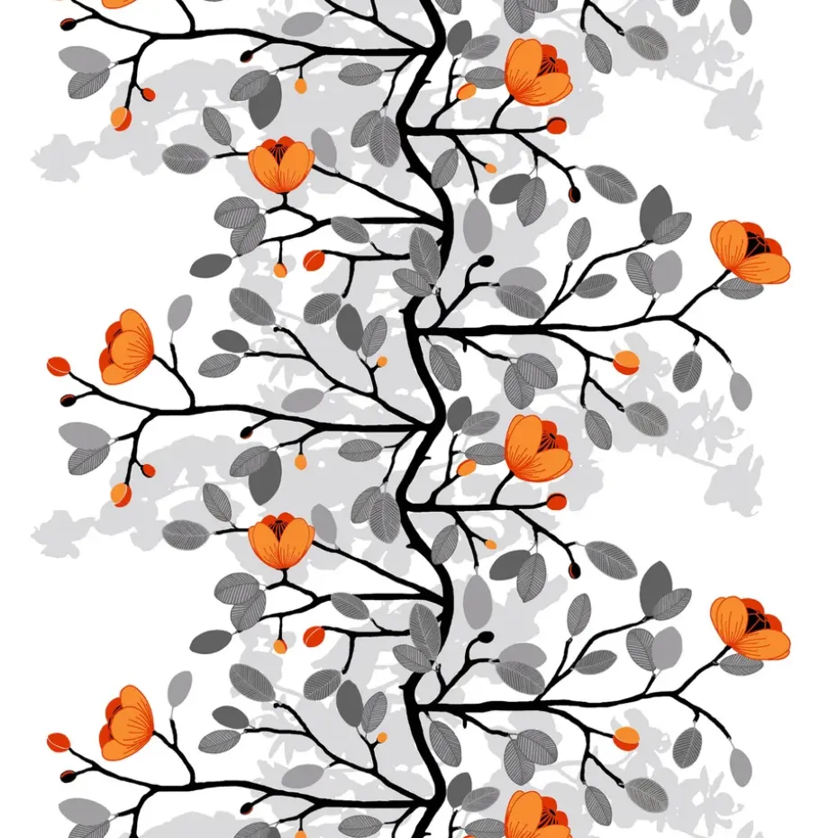 Tissu Ofelia, orange