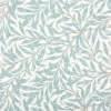 Tissu Ramas, Turquoise-Blanc