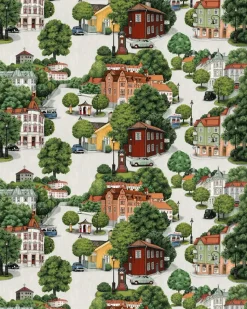 Tissu Sommarstad, Vert