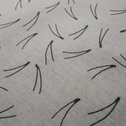 Toile cirée Barr, Noir-Nature
