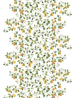 Toile cirée Citrusträdet, Vert-vert