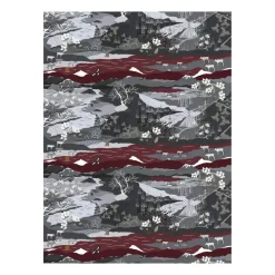 Toile cirée Fjällvandring, Gris-bordeaux