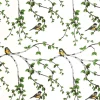 Toile cirée Gläntan, blanc-vert