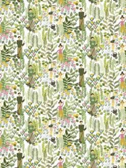 Toile cirée Trädgård, Vert