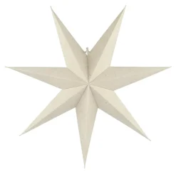 Étoile de l'avent blanche Bare, 60 cm