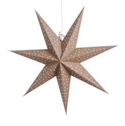 Étoile de l'Avent Stella moka, Ø 60 cm