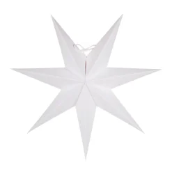 Étoile de Noël Greta blanc, 44 cm