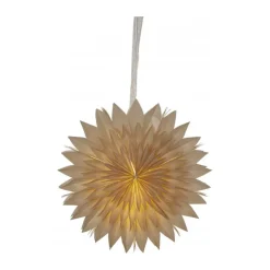 Étoile en papier Dis 40 cm, Marron