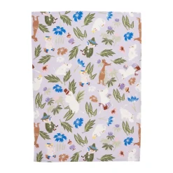 Torchon Mumin 50x70 cm, Lila-off-white