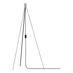 Trépied pour lampadaire Tripod, Acier brossé