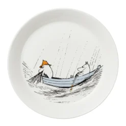 True to its origins Assiette Moomin 2017, blanc