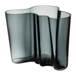 Vase Alvar Aalto gris foncé, 160 mm