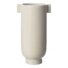 Vase avec anse Ernst 21 cm, Blanc Sable