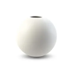 Vase blanc Ball, 10 cm