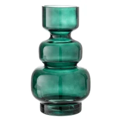 Vase en verre Bloomingville 25cm, Vert
