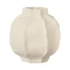 Vase Ernst à rayures bosselées, 14 cm