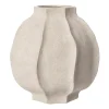 Vase Ernst à rayures bosselées, H18 cm Ø18 cm