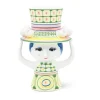Vase Lady with hat H24,5 cm, Vert