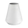 Vase Lines 18 cm, Blanc