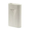 Vase Ridge 35cm, Off white