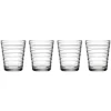 Verre Aino Aalto Lot de 4 22cl, Transparent