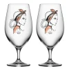 Verre à bière All about you 40 cl Lot de 2, Near you beer (rusty orange)