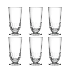 Verre à boire Artois 38 cl, lot de 6, Transparent