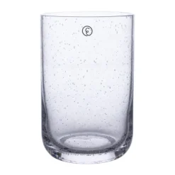 Verre à boire Ernst en verre bullé 50 cl lot de 2, Clair