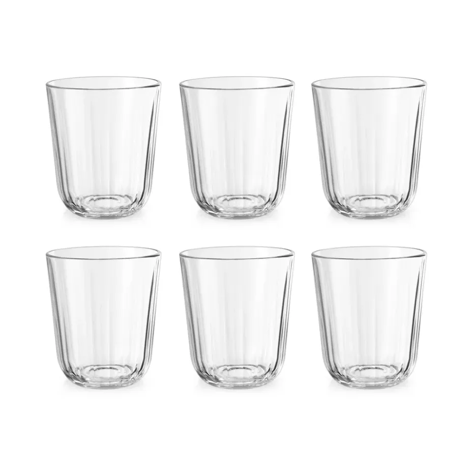 Verre à boire Facet 27 cl, pack de 6, Transparent
