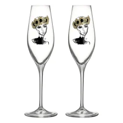 Verre à champagne All about you 24 cl Lot de 2, Let's celebrate you