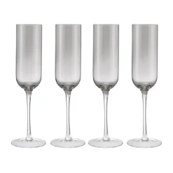 Verre à champagne Fuumi 22 cl lot de 4, Smoke - clair
