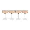 Verre à champagne Fuumi Coupe 28 cl lot de 4, Coffee - clair