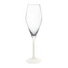 Verre à champagne Manufacture Rock 26 cl, lot de 4, Transparent-blanc