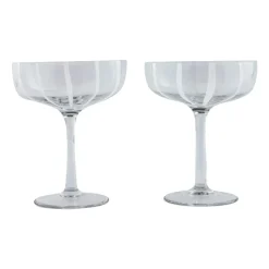Verre à champagne Mizu coupe Lot de 2, Clear