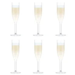 Verre à champagne Oktett Lot de 6, 12 cl
