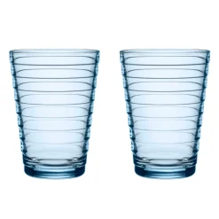 Verre à eau Aino Aalto 33 cl lot de 2, Aqua