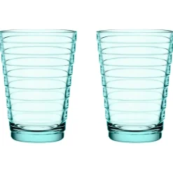 Verre à eau Aino Aalto 33 cl lot de 2, glauque