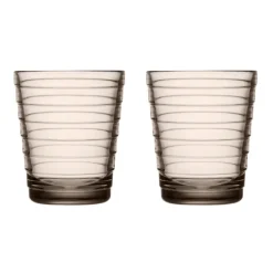Verre à eau Aino Aalto 22 cl lot de 2, Lin