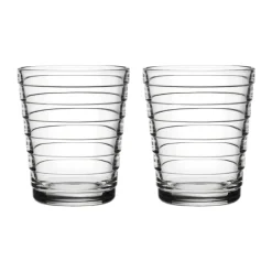 Verre à eau Aino Aalto 22 cl lot de 2, transparent
