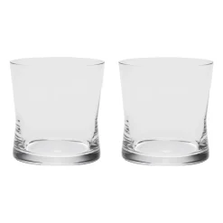Verre Grace Double Old Fashioned 39 cl, lot de 2, Transparent