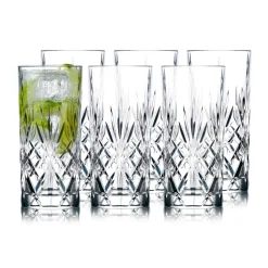Verre highball Melodia 36 cl, lot de 6, Cristal