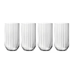 Verre long drink Linear 44,5 cl Lot de 4, Clair