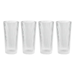 Verre à long drink Pilastro 30 cl, lot de 4, Clear