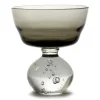Verre à pied Eternal snow M Ø9,2 cm, Gris fumé
